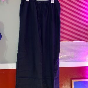 Navy blue extremely baggy and flowy pants